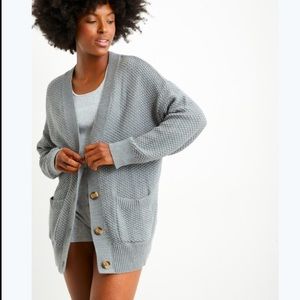 Aerie Oversized Varsity Cardigan